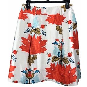 NEW! TALBOTS Silk multicolor floral skirt - SZ 10 petite